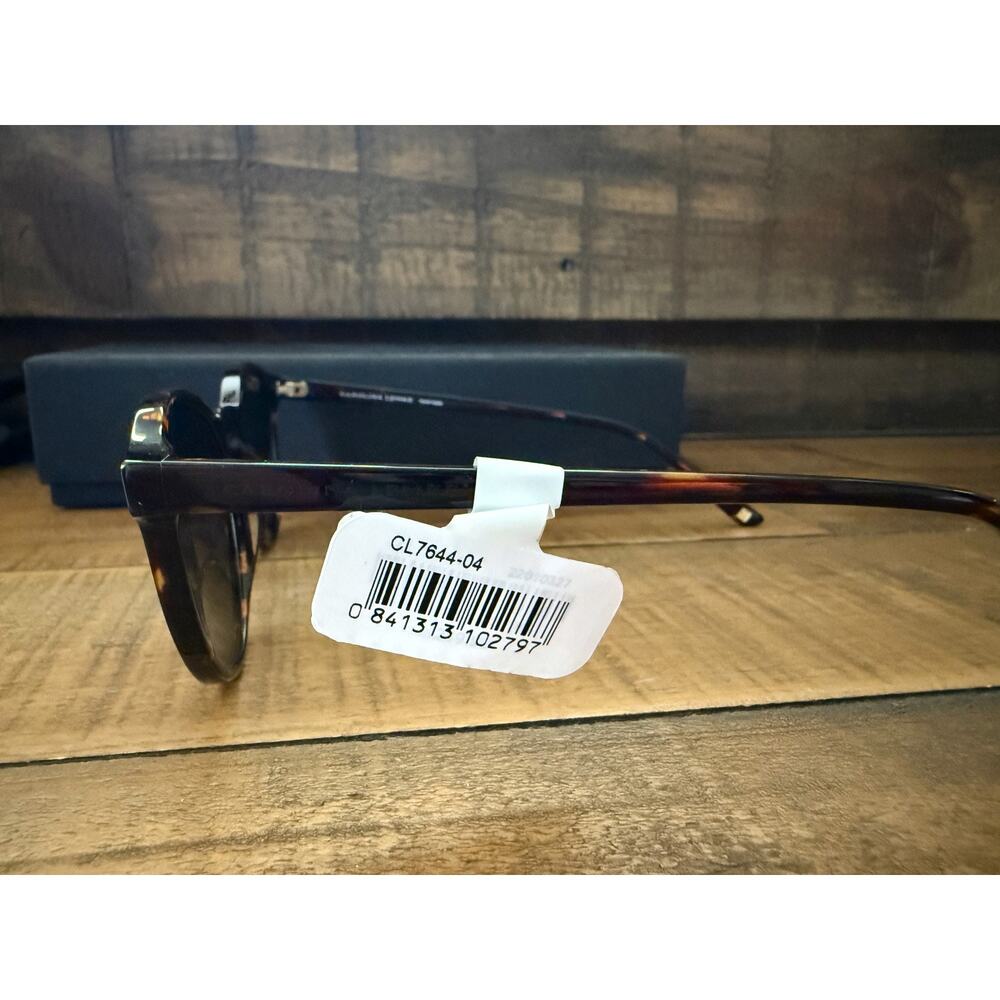 Carolina Lemke Paco Round Brown Tortoise Shell Frame Sunglasses Unisex NEW - Picture 6 of 8